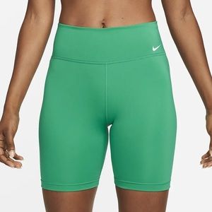 Nike One Women's Mid-Rise 7" Biker Training Shorts | Size: L | Style: DD0243-370